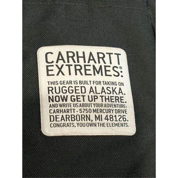 Men’s black Carhartt hooded coat and bib overalls. Size XL/38/32 - Picture 5 of 16